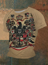 Kurzarm-T-Shirt für Herren Deutscher Adler 1871 Print zartstils